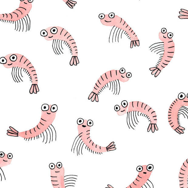 Crevettes (Élise Gravel) - Couverture de minky
